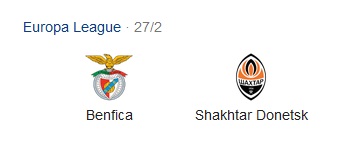 Al momento stai visualizzando Pronostico Partita Benfica vs. Schaktar Donetsk